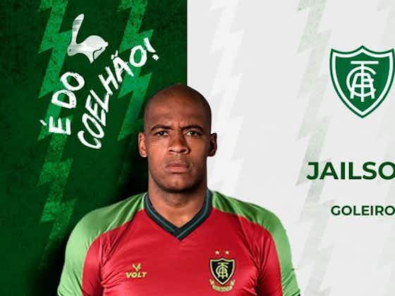 Imagem do artigo:América-MG anuncia goleiro Jaílson, ex-Palmeiras