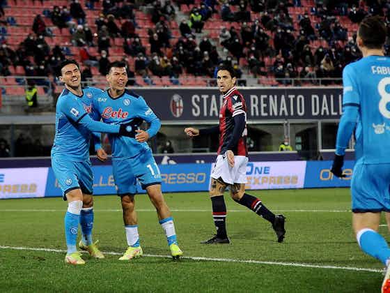 Imagem do artigo:Napoli vence o Bologna e encosta nos líderes do Campeonato Italiano