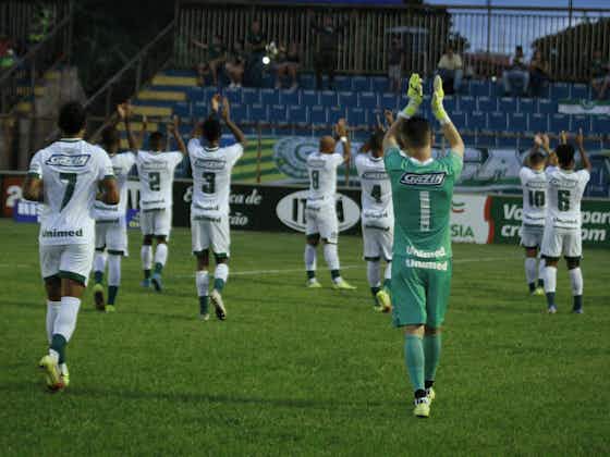 Imagem do artigo:Em partida de sete gols, Goiás vence Goianésia, de virada, e respira no Estadual