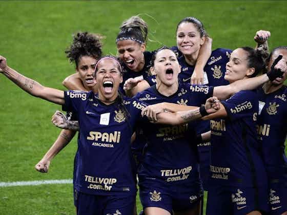 Imagem do artigo:Em caso de vitória, Corinthians feminino se isolará como maior vencedor do Brasileirão