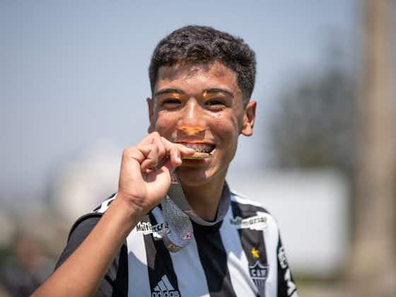 Imagem do artigo:Campeão pelo Mineiro Sub-15, Romullo comemora momento no Atlético-MG