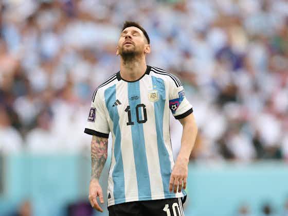 Imagem do artigo:Messi inicia seu último Mundial com derrota e aumenta lista de decepções em Copa; veja retrospecto
