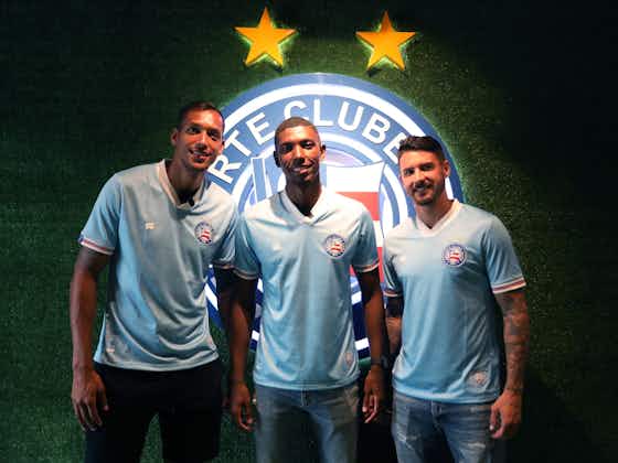 Imagem do artigo:Bahia apresenta oficialmente Kanu, Everaldo e David Duarte