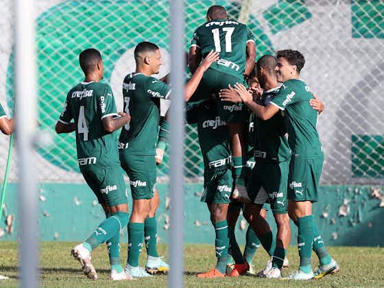 Imagem do artigo:Palmeiras goleia Sampaio Corrêa e aguarda Juazeirense na próxima fase da Copinha