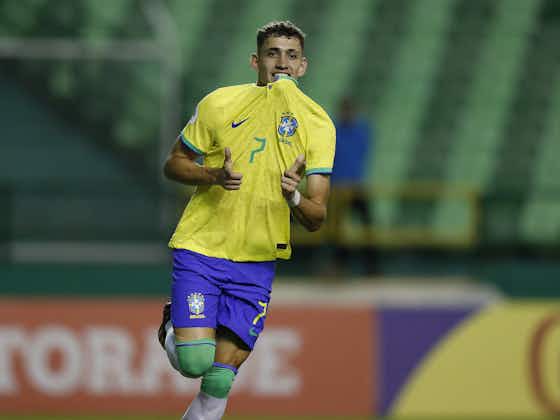 Imagem do artigo:Brasil vence Paraguai de virada e confirma liderança do Grupo A no Sul-Americano Sub-20