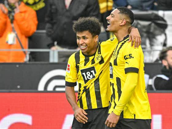 Imagem do artigo:Haller marca primeiro após retorno, Dortmund goleia Freiburg e acirra briga pela liderança