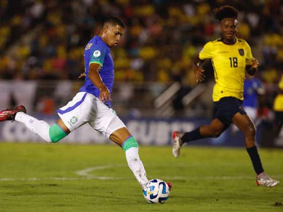 Imagem do artigo:Brasil cede o empate para o Equador na estreia do Sul-americano sub-17