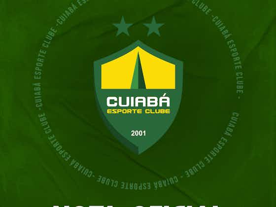 Imagem do artigo:Cuiabá solta nota sobre problemas da arbitragem na partida contra o Goiás e reintera indignação pelo ocorrido