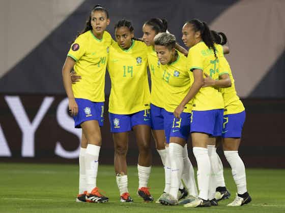 Imagem do artigo:Brasil goleia o Panamá e garante a melhor campanha do Grupo B da Copa Ouro Feminina