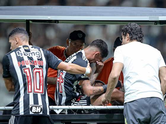 Imagem do artigo:Atlético-MG: Rubens sofre lesão e situação preocupa para sequência da temporada