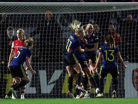 Article image:Manchester United record milestone victory at Arsenal to reach Conti Cup semi-finals
