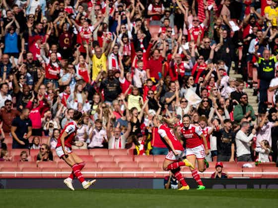Article image:Arsenal cruise to North London Derby victory over Spurs at a packed out Emirates