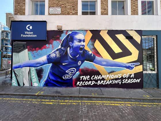 Article image:‘The champions of a record-breaking season’ – Special Chelsea title mural commissioned
