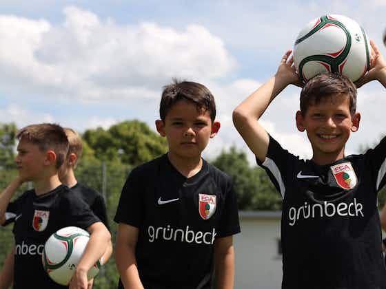 Artikelbild:220 Kids bei den Pfingstcamps der FCA-Fußballschule dabei