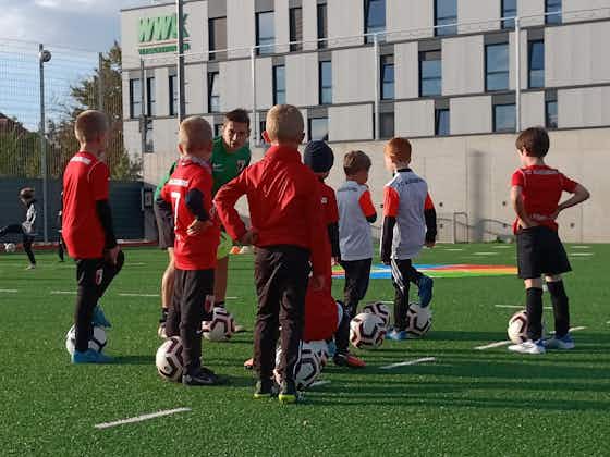 Artikelbild:Startschuss für Fördertraining der FCA-Fußballschule