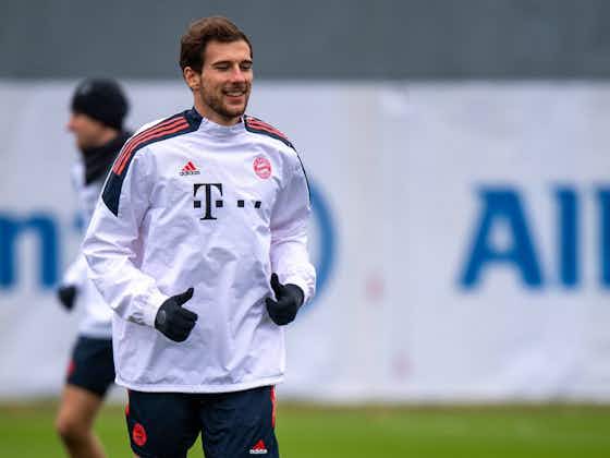 Artikelbild:Aufatmen beim FC Bayern: Leon Goretzka steigt wieder ins Teamtraining ein!