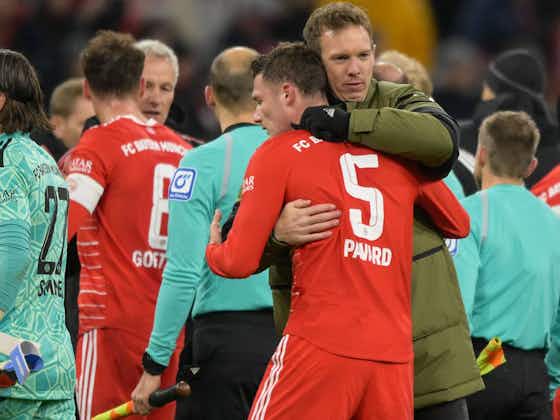 Artikelbild:“So ist der Fußball eben” – Pavard widmet Bayern-Sieg im Klassiker Julian Nagelsmann
