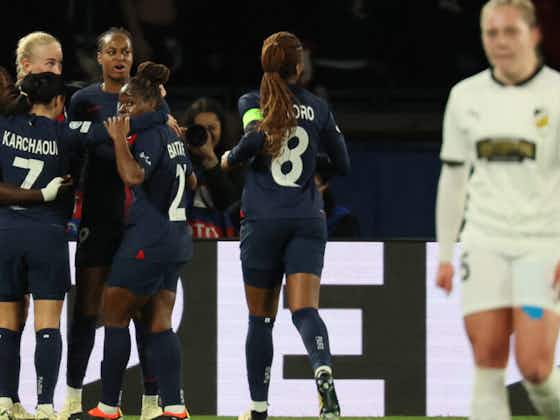 Article image:Le Paris Saint-Germain rejoint l’Olympique Lyonnais en demi-finales d’UEFA Women’s Champions League