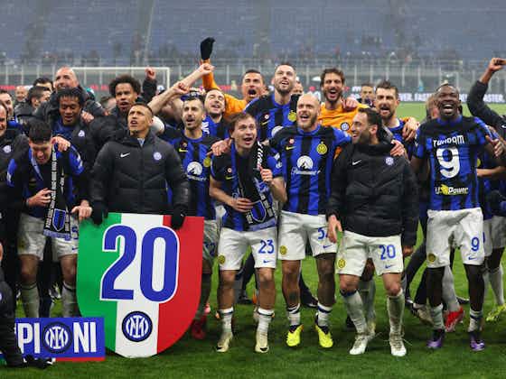 Imagen del artículo:🚨 ¡Italia es Neroazzurra! El Inter se consagra CAMPEÓN de la Serie A