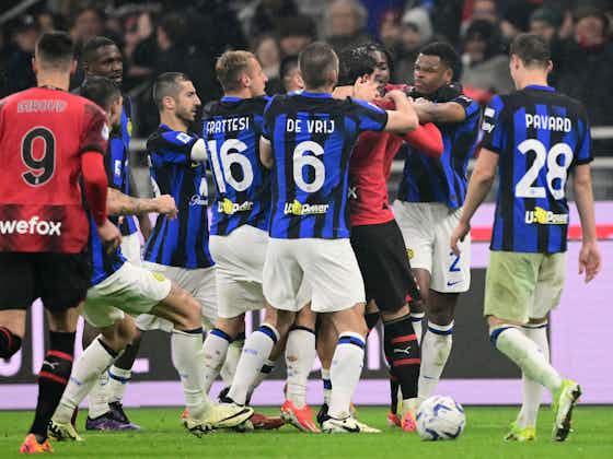 Imagen del artículo:🚨OFICIAL: tres descalificados tras la pelea final en el Milan-Inter