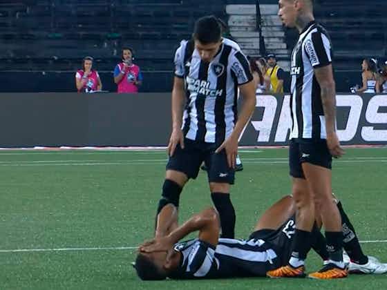Imagem do artigo:Pablo sente a coxa e deixa o Botafogo com dez jogadores contra o Juventude