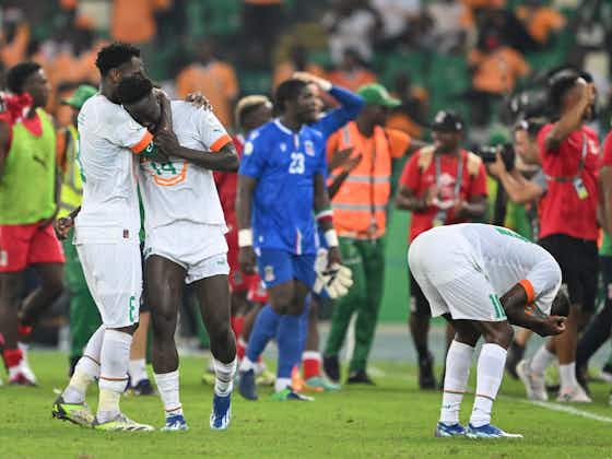 Article image:AFCON hosts Ivory Coast humiliated by Equatorial Guinea, drama in Group B & more