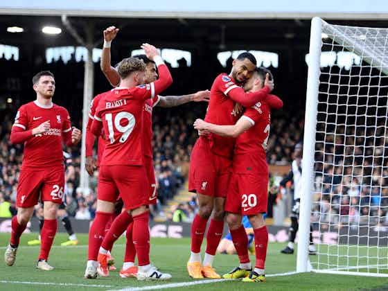 Article image:Liverpool roar back into the Premier League title race with 3-1 win over Fulham 