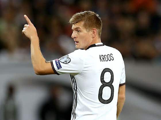 Artikelbild:Toni Kroos spricht über Comeback von Müller und Co.: „Der Bundestrainer hat ja keine Entscheidung für den Moment getroffen“