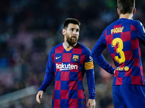 Artikelbild:Pique hofft auf Messi-Verbleib: "Hoffen, ihn überzeugen zu können"