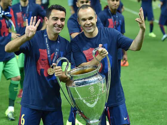 Artikelbild:Iniesta: Xavi ist bereit, Barca-Trainer zu werden