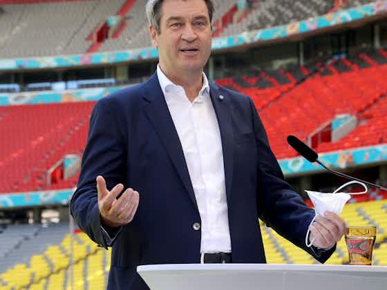 Artikelbild:Keine einheitliche Regel: Söder kritisiert MPK in der Stadionfrage