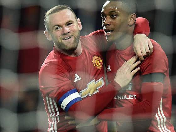 Artikelbild:Statt CR7: Martial nennt Rooney als besten Mitspieler