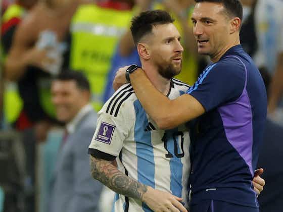 Artikelbild:Wegen Spannungen mit Messi: Tritt Argentinien-Coach zurück?