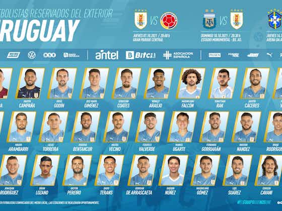 Imagen del artículo:Uruguay, con Suárez y Cavani ante Colombia