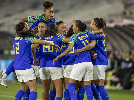 Imagem do artigo:Brasil vence a Colômbia e se classifica para as quartas da Copa Ouro Feminina