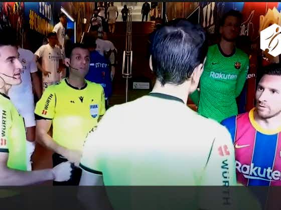 Imagem do artigo:Em túnel, Messi cobrou VAR do árbitro por possível pênalti de Casemiro