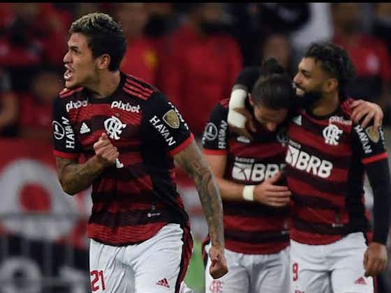 Imagem do artigo:Pedro decide e Flamengo elimina o Corinthians na Libertadores