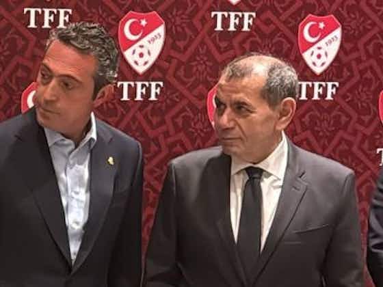 Artikelbild:Jetzt lenkt auch Galatasaray ein: Klubchef Özbek will TFF-Boss Büyükeksi von früheren Neuwahlen überzeugen