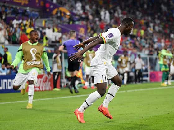 Article image:Ghana goal scorer defends “disrespectful” Ronaldo celebration