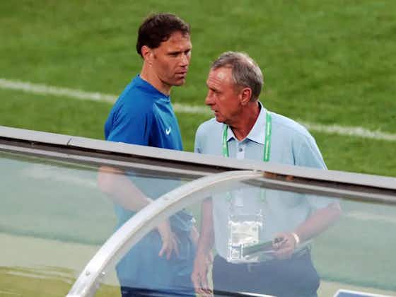 Article image:Marco van Basten: Johan Cruyff “would have been ashamed” of Barcelona’s behaviour