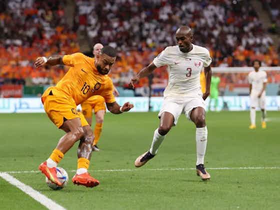 Article image:Louis van Gaal defends Memphis Depay following criticism after Qatar win
