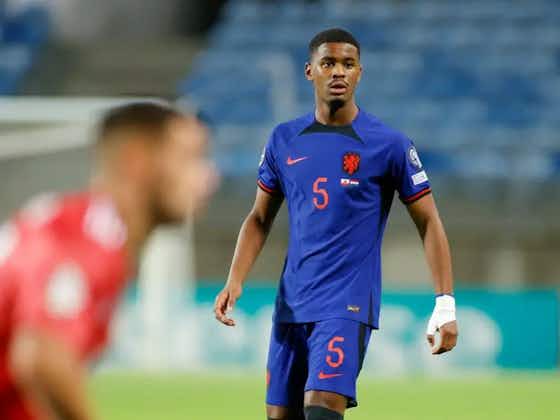 Article image:Ajax defender Jorrel Hato becomes the fifth youngest player ever to play for the Netherlands during 6-0 win over Gibraltar
