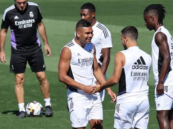 Article image:Casemiro says goodbye to Real Madrid teammates