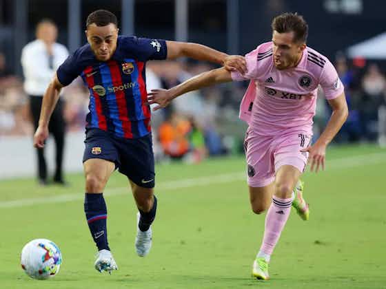 Article image:Manchester United consider signing Sergiño Dest from Barcelona
