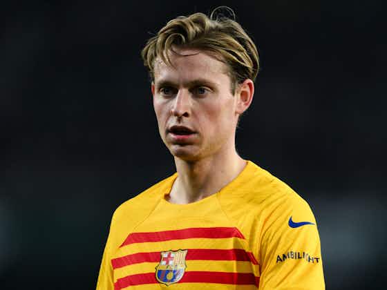 Article image:Frenkie de Jong recovery timeline as graphic photo reveals extent of ankle injury