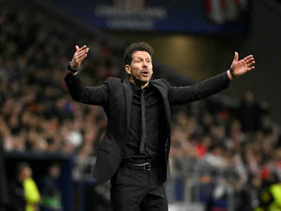 Article image:Watch: Atlético Madrid fans serenade emotional Diego Simeone after win over Inter