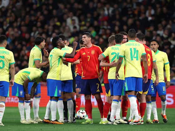 Article image:Álvaro Morata responds to Spain-Brazil drama with Vinícius Jr.