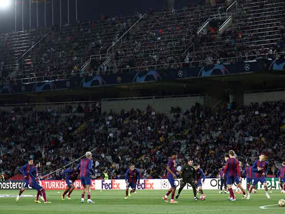 Article image:Super-agents & rival La Liga managers in attendance for Barcelona vs PSG