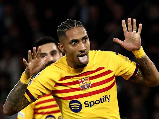 Article image:Neymar responds to Barcelona star Raphinha’s gesture vs PSG