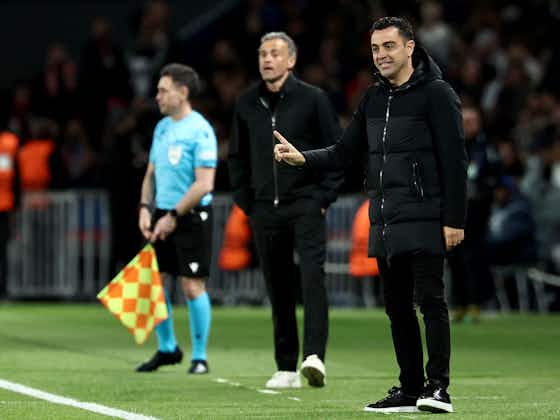 Article image:Luis Enrique urges Xavi to stay at Barcelona, and Xavi responds
